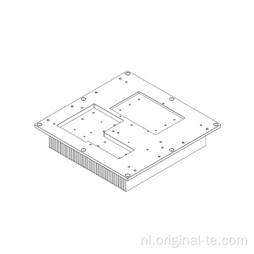 Hoog rendement aluminium koellichaam